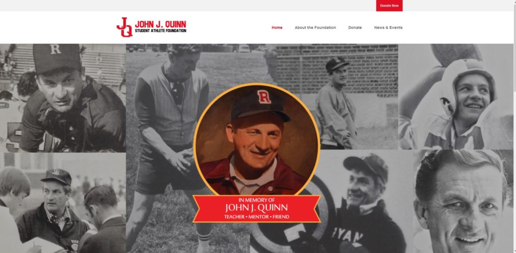 John J. Quinn Student Athlete Foundation Website