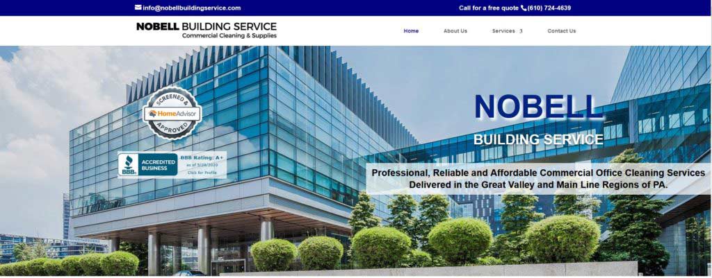 Nobell Building Service Website